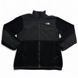 The North Face Girls XL Fits XS Women Black Fleece Jacket Full Zip Winter Cold